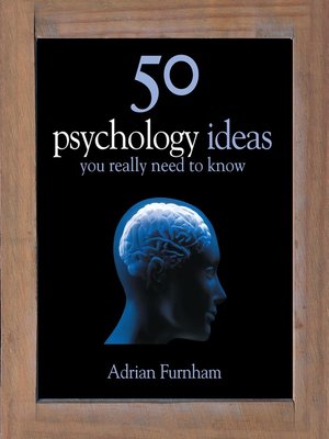 cover image of 50 Psychology Ideas You Really Need to Know
